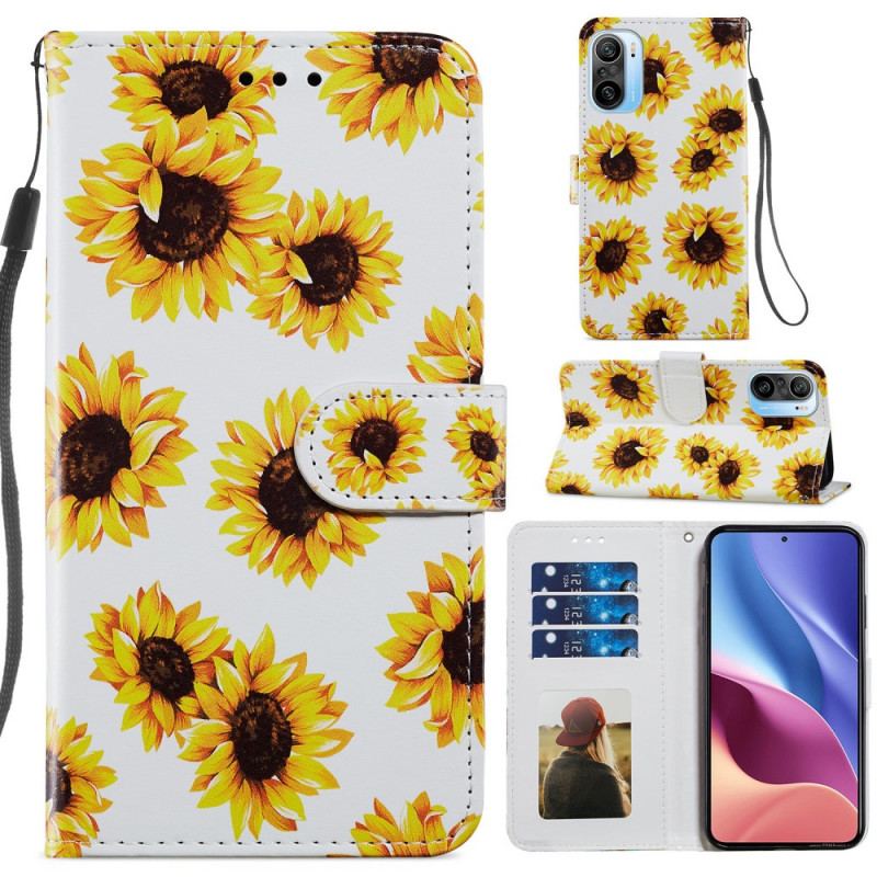 Housse Poco F3 / Xiaomi Mi 11i 5G Tournesols