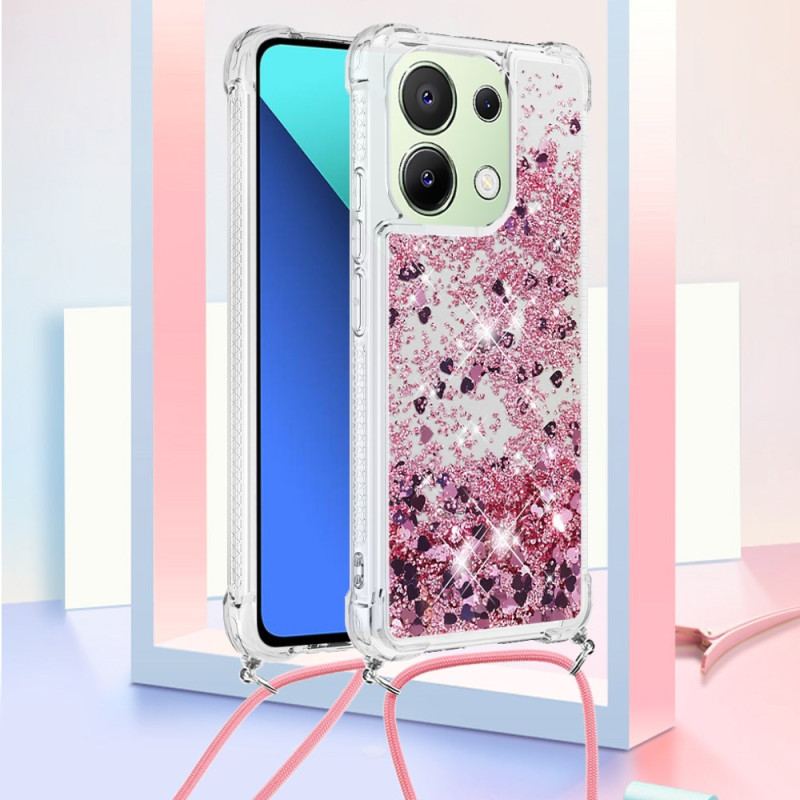 Coque à Cordon Xiaomi Redmi Note 13 4G Paillettes