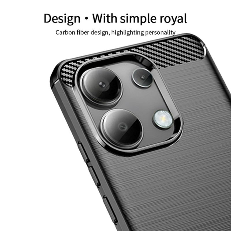 Coque Xiaomi Redmi Note 13 4G Fibre Carbone Brossée MOFI