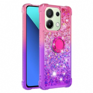 Coque Xiaomi Redmi Note 13 4G Paillettes Anneau-Support