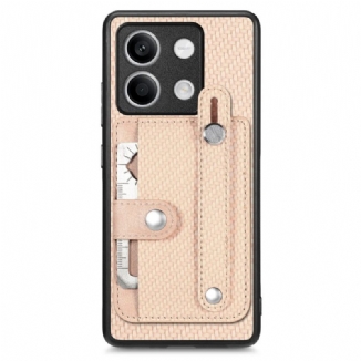 Coque Xiaomi Redmi Note 13 4G Porte-Cartes et Sangle