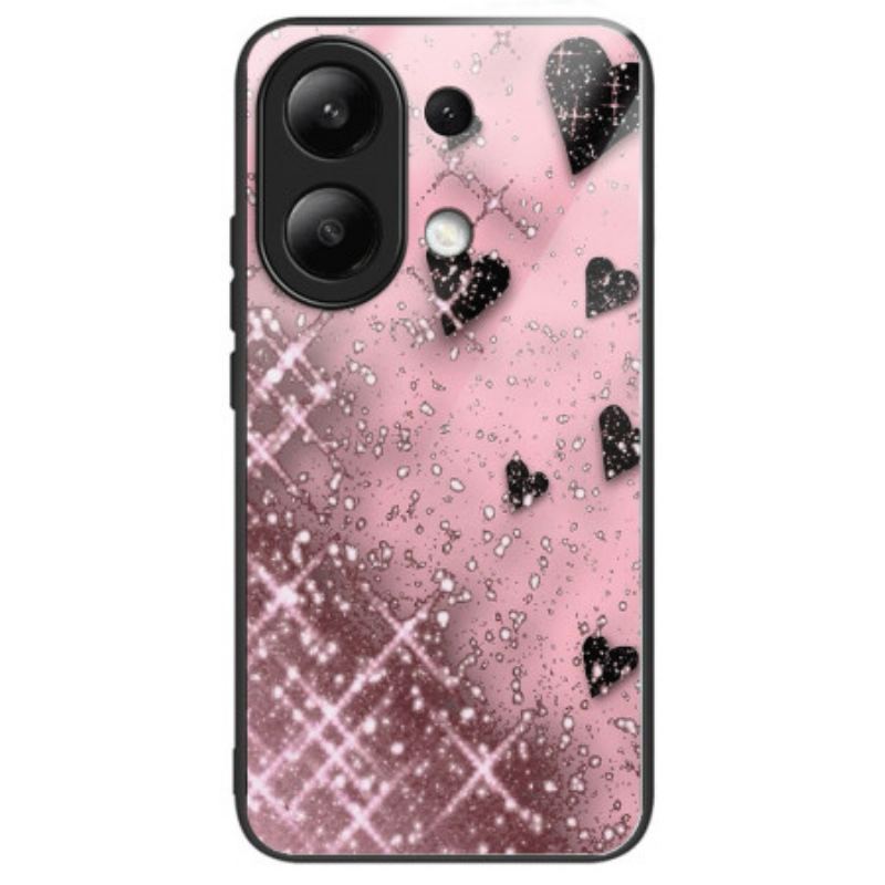 Coque Xiaomi Redmi Note 13 4G Verre Trempé Amour Rose