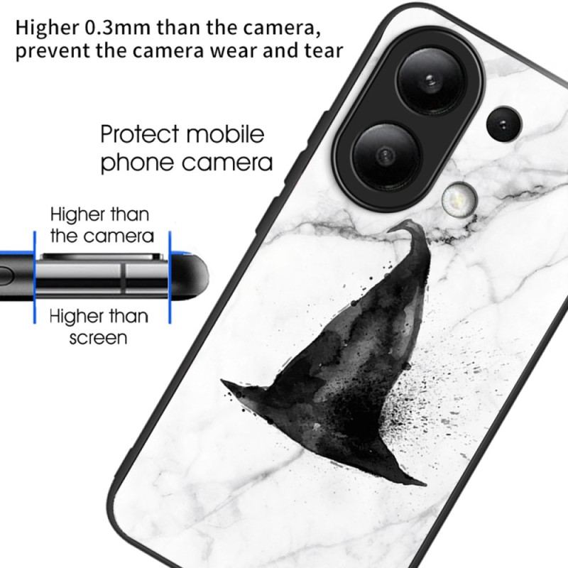 Coque Xiaomi Redmi Note 13 4G Verre Trempé Chapeau