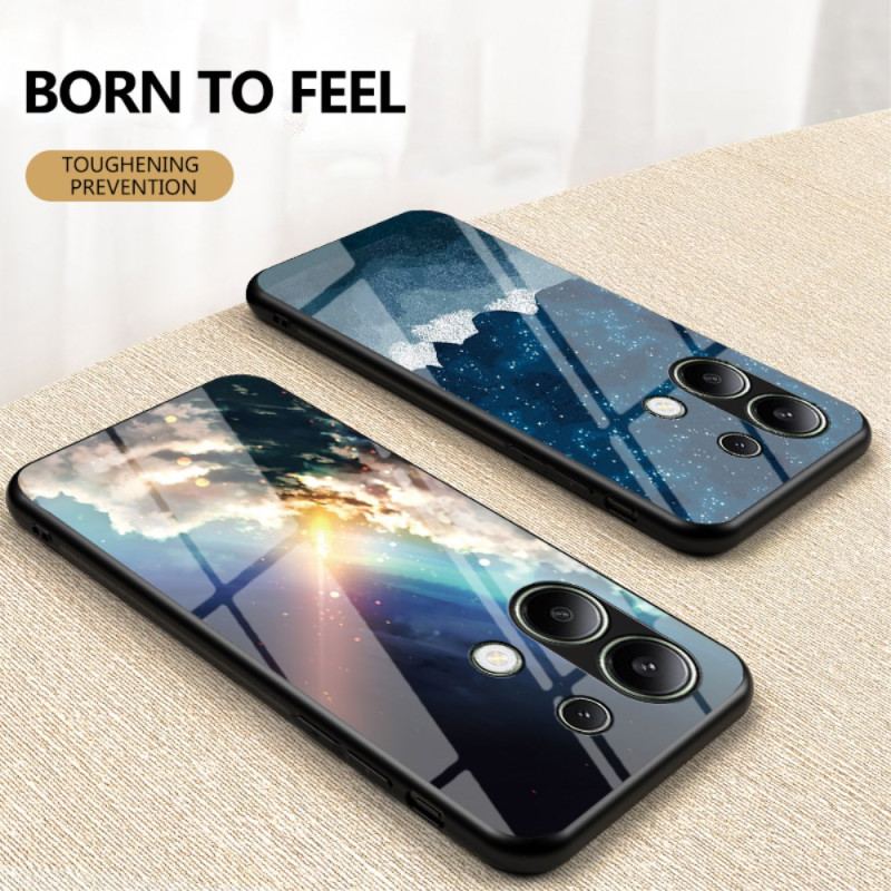 Coque Xiaomi Redmi Note 13 4G Verre Trempé Ciel Étoilé