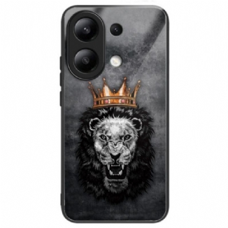 Coque Xiaomi Redmi Note 13 4G Verre Trempé Lion Couronné