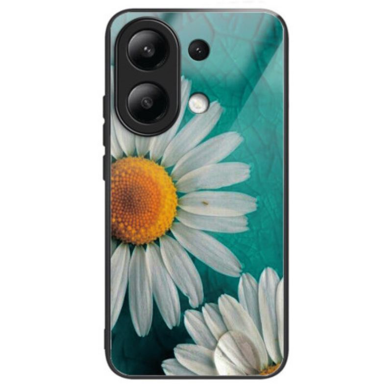 Coque Xiaomi Redmi Note 13 4G Verre Trempé Marguerites