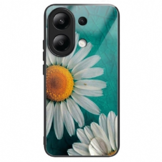 Coque Xiaomi Redmi Note 13 4G Verre Trempé Marguerites