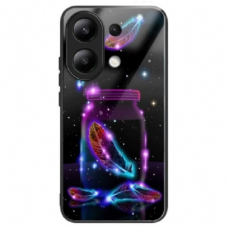 Coque Xiaomi Redmi Note 13 4G Verre Trempé Plume Fluorescente