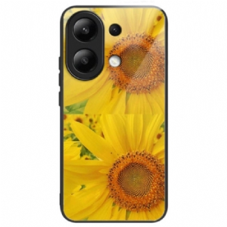 Coque Xiaomi Redmi Note 13 4G Verre Trempé Tournesol