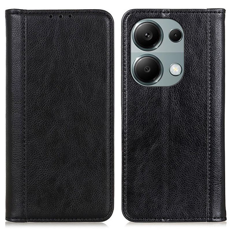 Flip Cover Xiaomi Redmi Note 13 4G Cuir Fendu