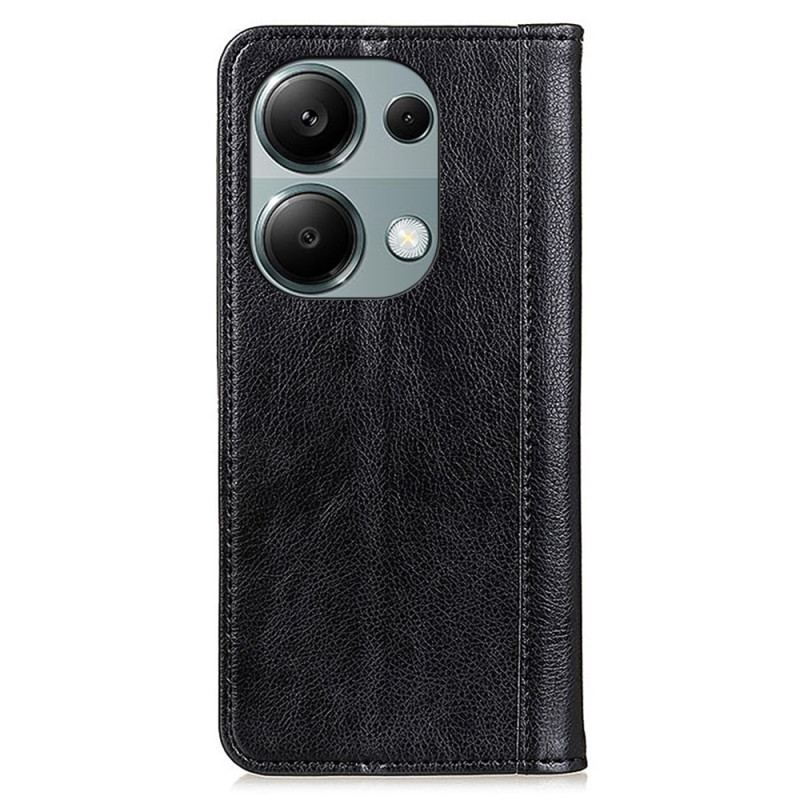 Flip Cover Xiaomi Redmi Note 13 4G Cuir Fendu