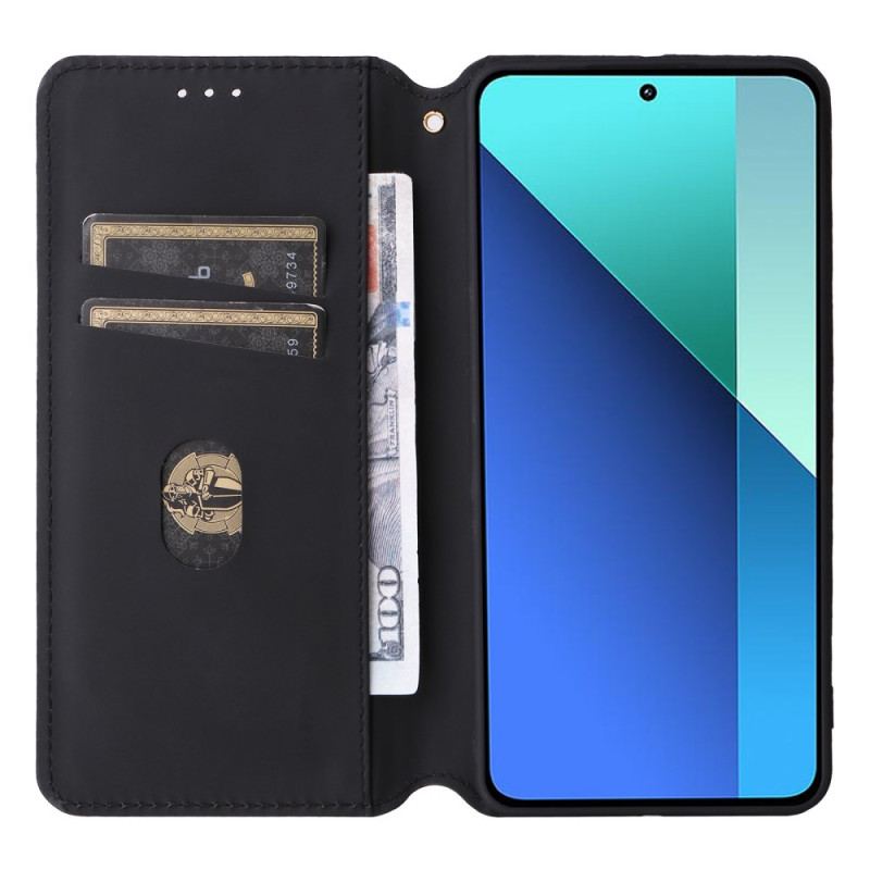 Flip Cover Xiaomi Redmi Note 13 4G Losanges 3D