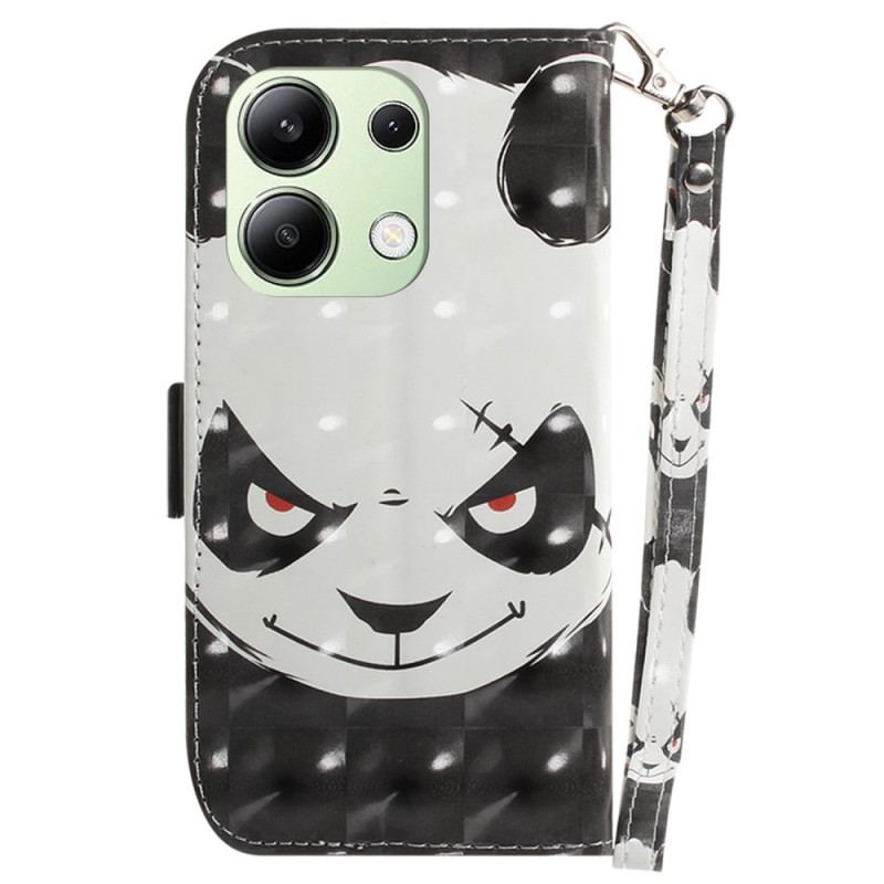 Housse Xiaomi Redmi Note 13 4G Angry Panda à Lanière