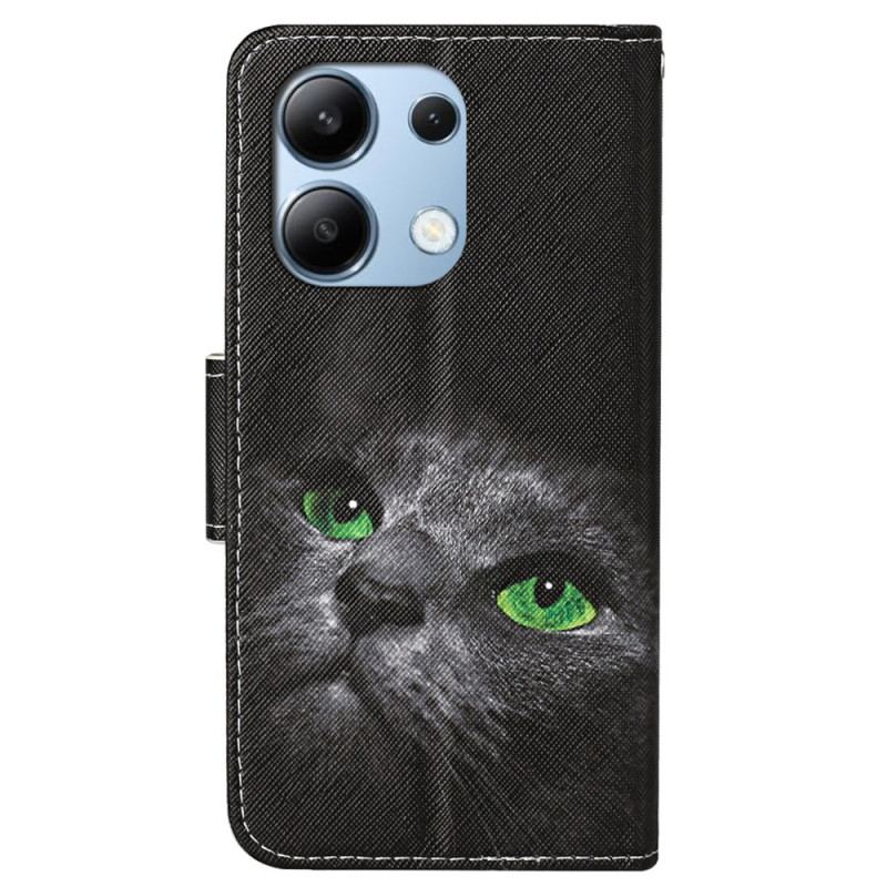 Housse Xiaomi Redmi Note 13 4G Chat aux Yeux Verts