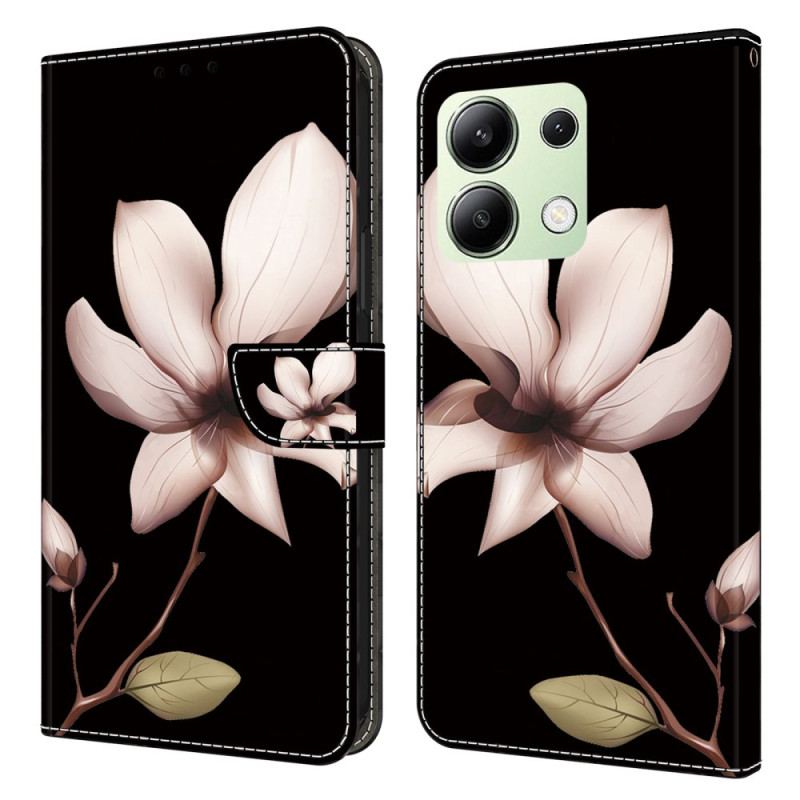 Housse Xiaomi Redmi Note 13 4G Fleur Rose