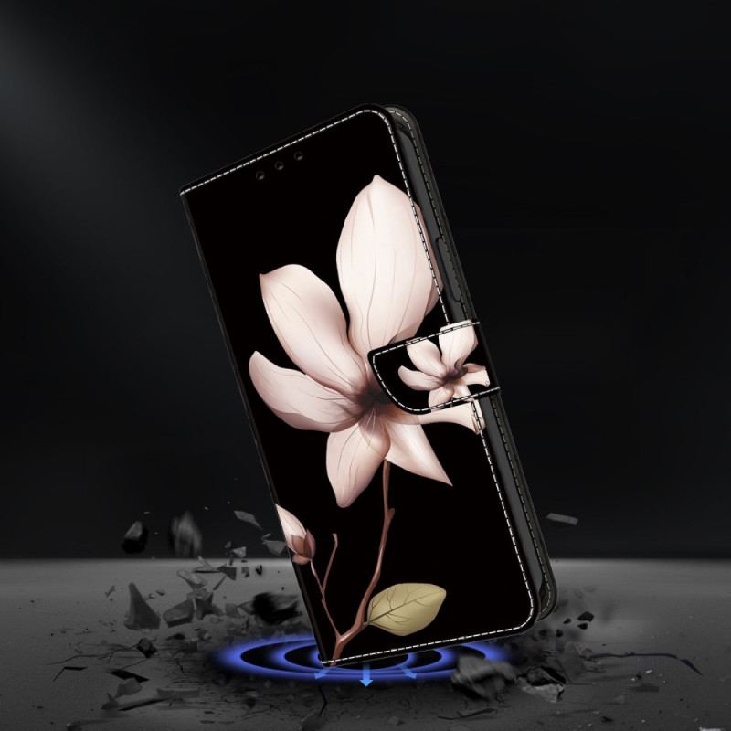 Housse Xiaomi Redmi Note 13 4G Fleur Rose