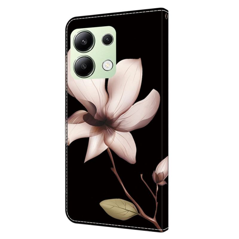 Housse Xiaomi Redmi Note 13 4G Fleur Rose