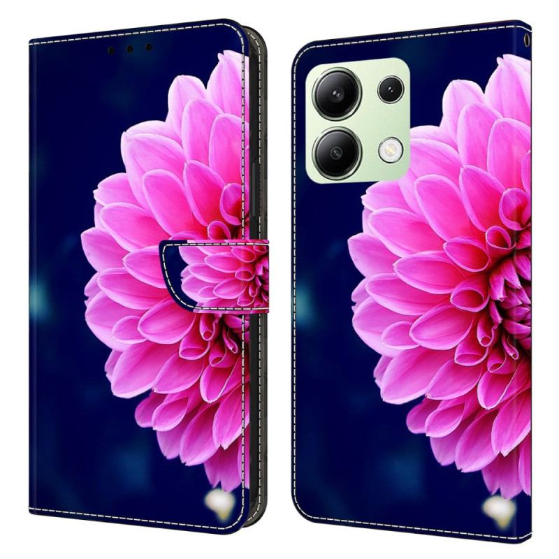 Housse Xiaomi Redmi Note 13 4G Fleur Rose