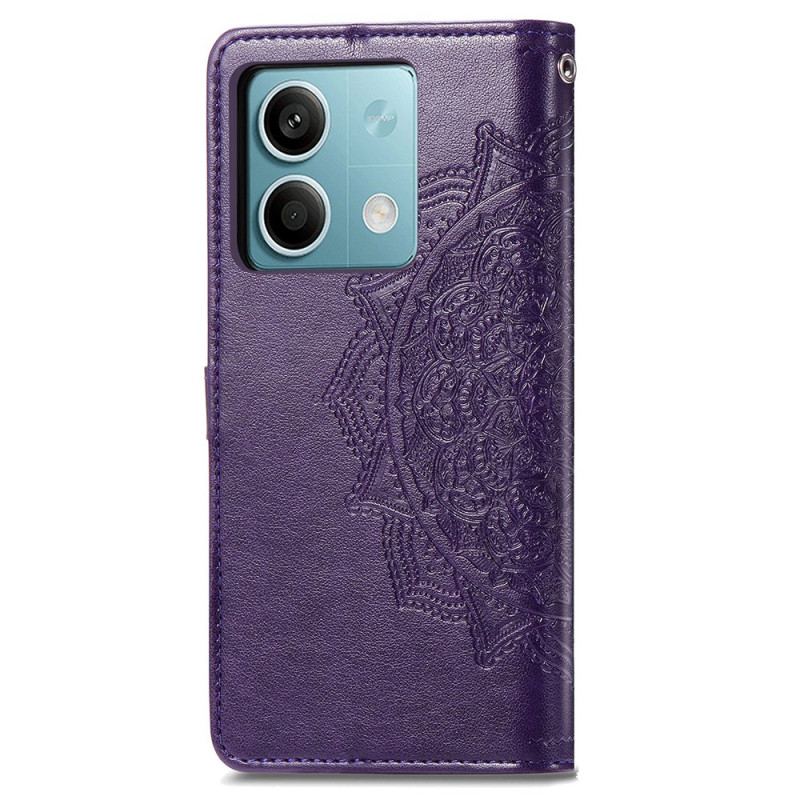 Housse Xiaomi Redmi Note 13 4G Mandala Soleil à Lnaière