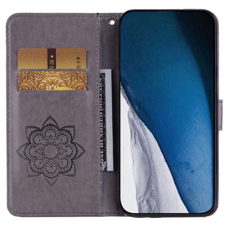 Housse Xiaomi Redmi Note 13 4G Motif de Hibou à Lanière