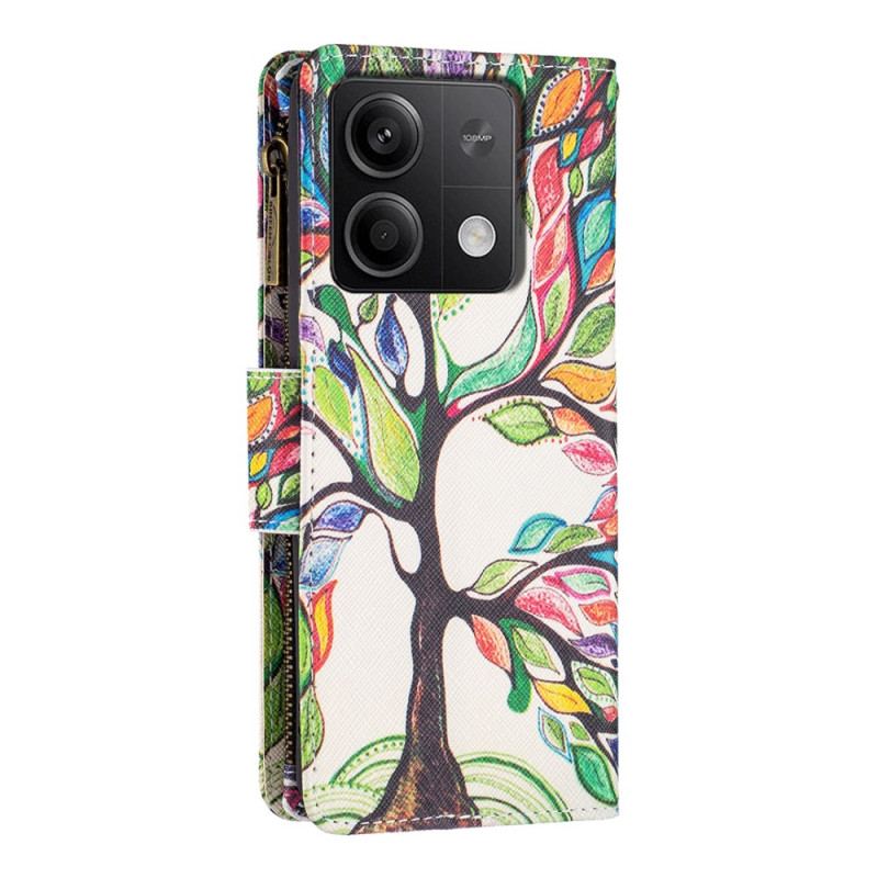 Housse Xiaomi Redmi Note 13 4G Portefeuille Arbre de Vie