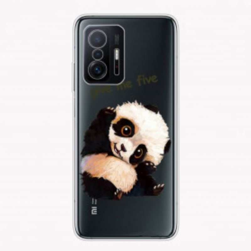 Coque Xaiomi 11T / 11T Pro Transparente Panda Give Me Five