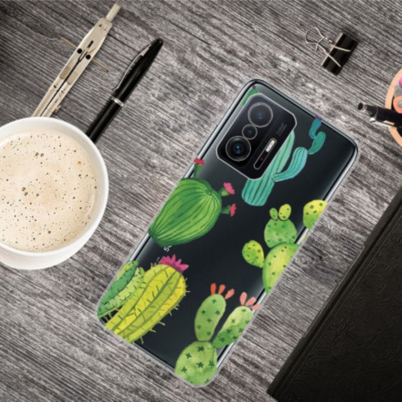 Coque Xiaomi 11T / 11T Pro Cactus Aquarelle