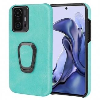 Coque Xiaomi 11T / 11T Pro Effet Cuir Anneau-Support New Colors