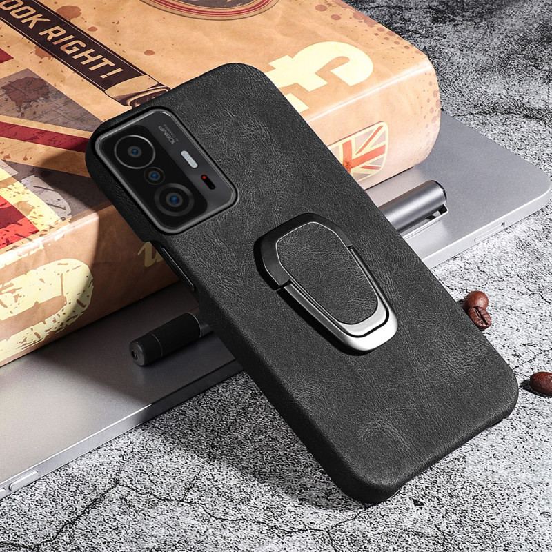 Coque Xiaomi 11T / 11T Pro Effet Cuir Anneau-Support New Colors