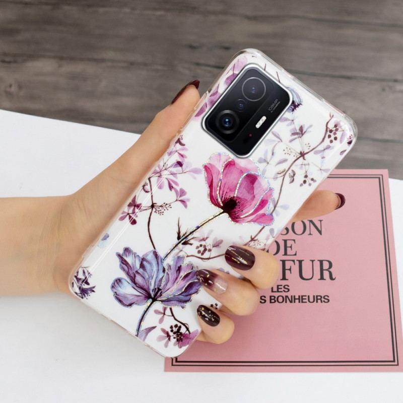 Coque Xiaomi 11T / 11T Pro Fleurs Brillantes