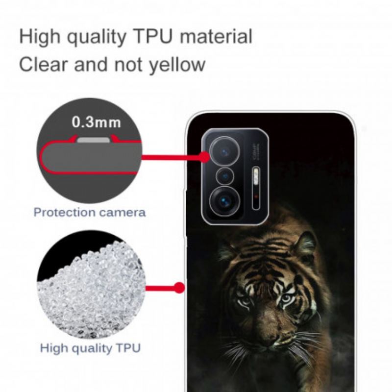 Coque Xiaomi 11T / 11T Pro Flexible Tigre