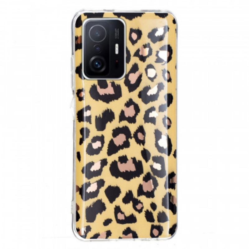 Coque Xiaomi 11T / 11T Pro Marbre Style Léopard