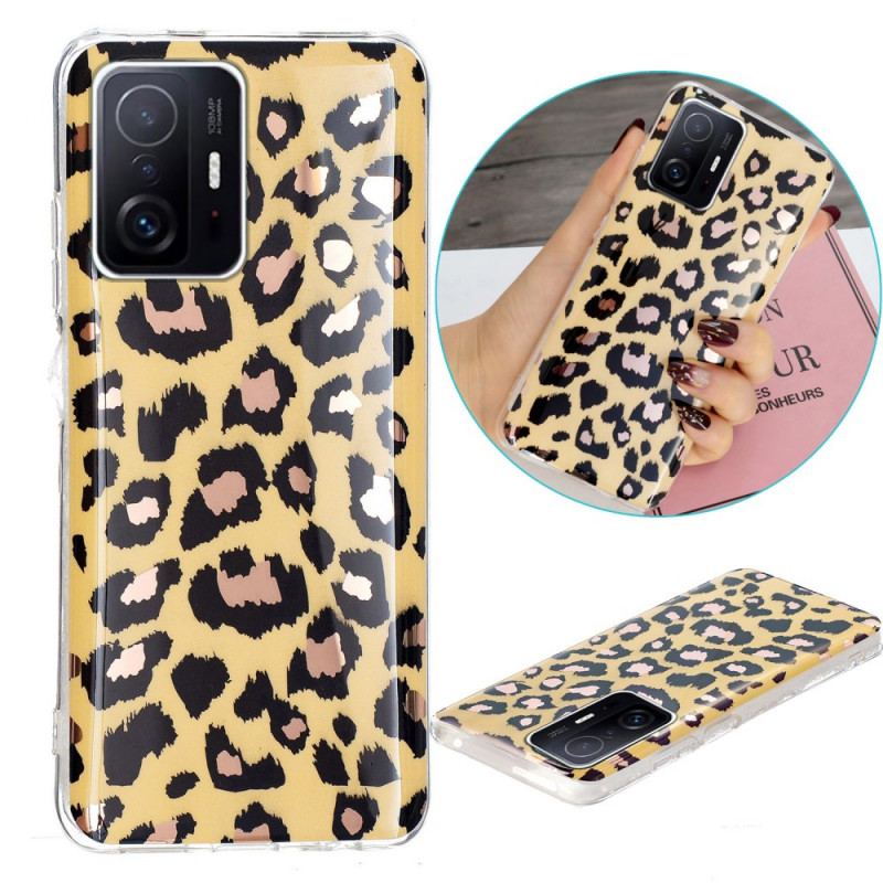 Coque Xiaomi 11T / 11T Pro Marbre Style Léopard