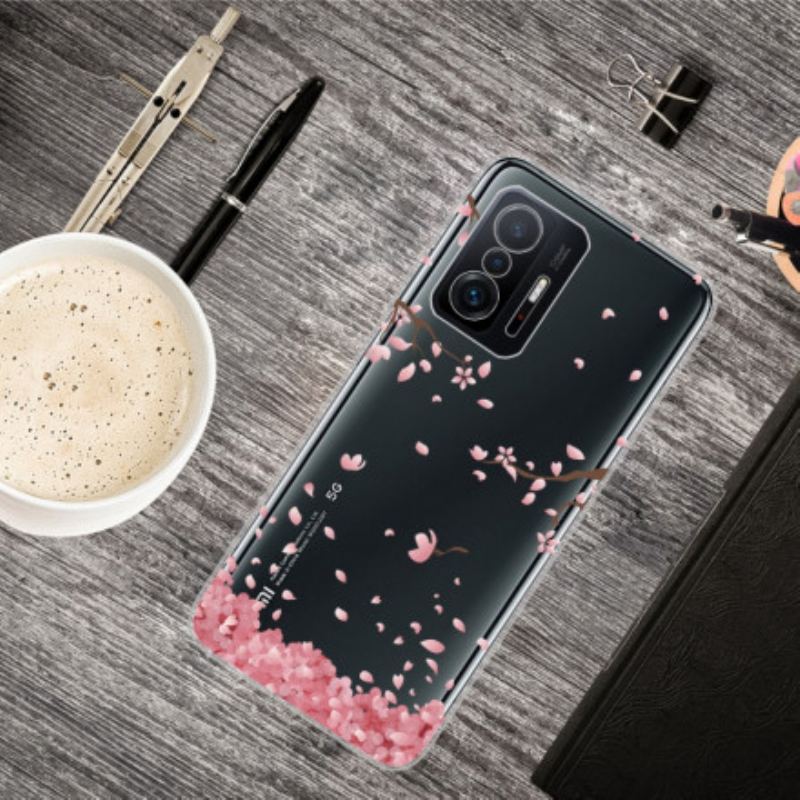 Coque Xiaomi 11T / 11T Pro Pétales en Folie