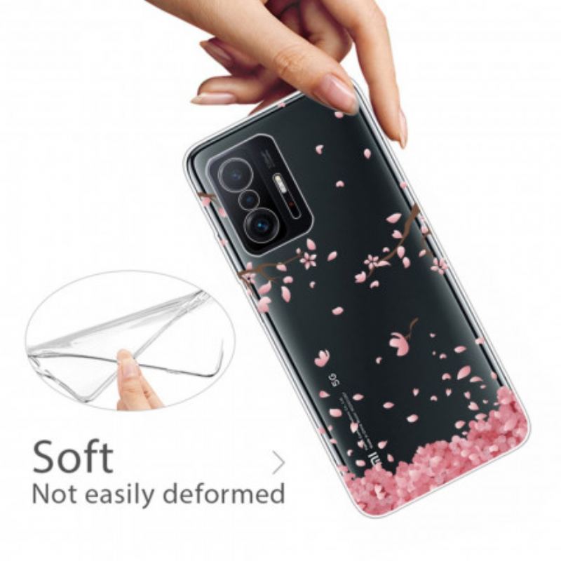 Coque Xiaomi 11T / 11T Pro Pétales en Folie