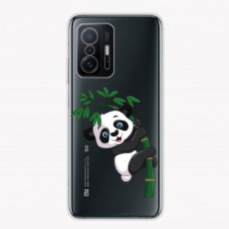 Coque Xiaomi 11T / 11T Pro Transparente Panda Sur Le Bambou