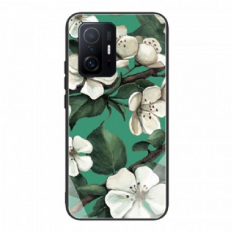 Coque Xiaomi 11T / 11T Pro Verre Trempé Arbre en Fleurs