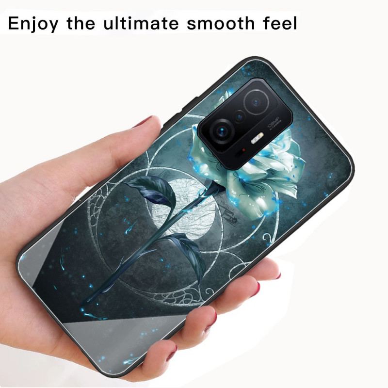 Coque Xiaomi 11T / 11T Pro Verre Trempé Rose Verte