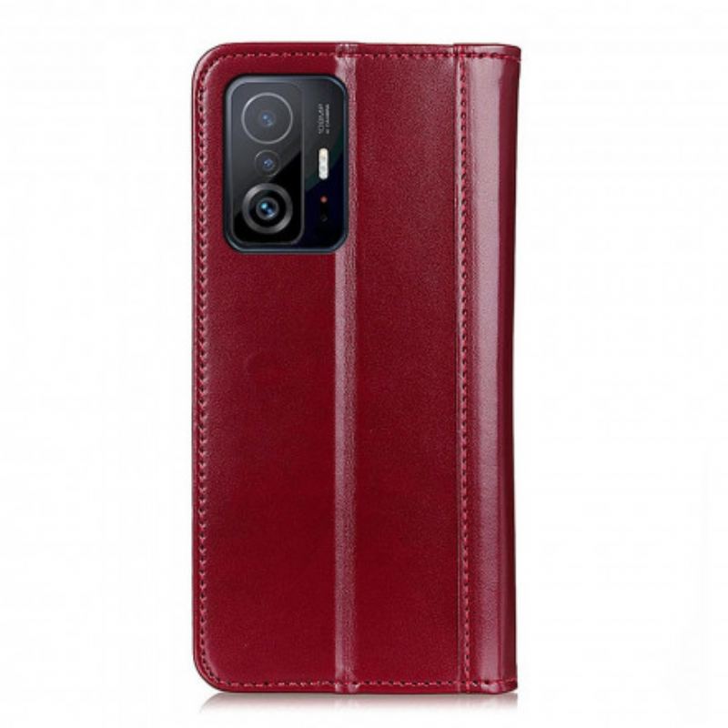 Flip Cover Xiaomi 11T / 11T Pro Cuir Fendu