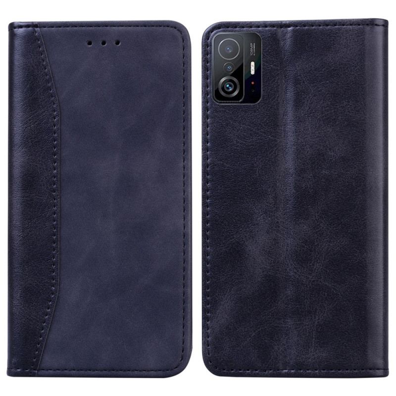 Flip Cover Xiaomi 11T / 11T Pro Effet Cuir Business Bi-texture