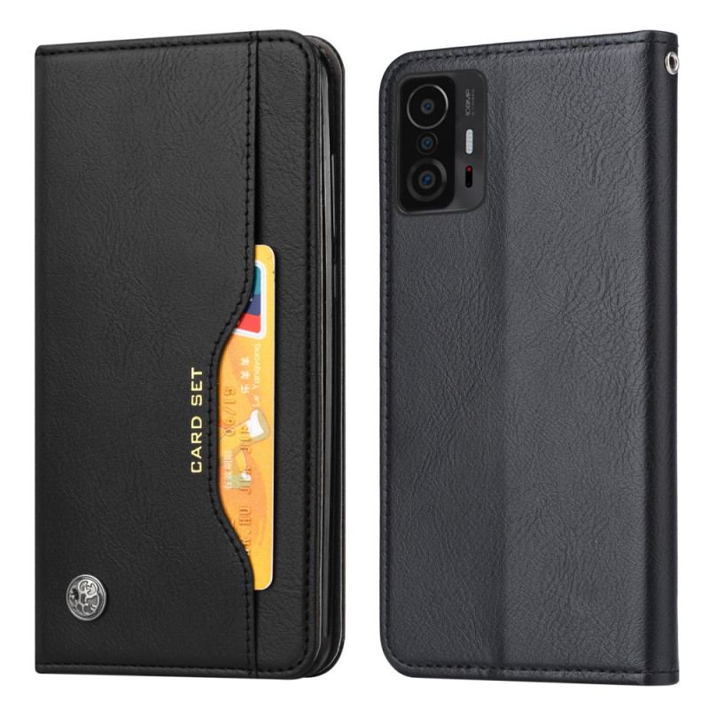 Flip Cover Xiaomi 11T / 11T Pro Simili Cuir Porte-Cartes