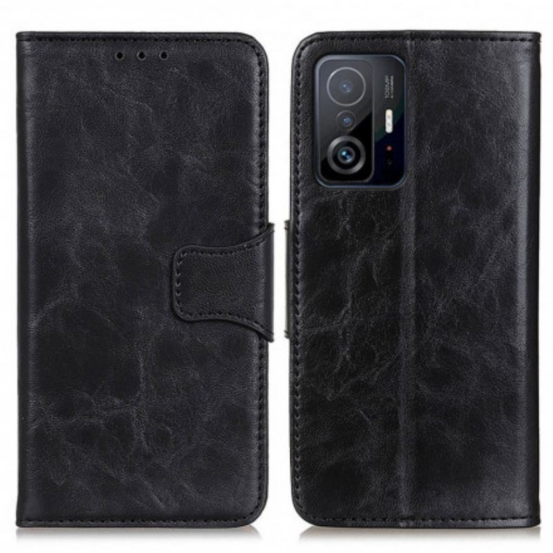 Housse Xiaomi 11T / 11T Pro Cuir Fendu Fermoir Réversible