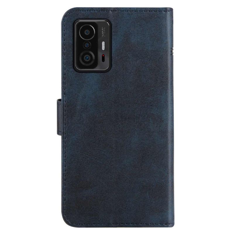 Housse Xiaomi 11T / 11T Pro Effet Cuir Géo à Lanière