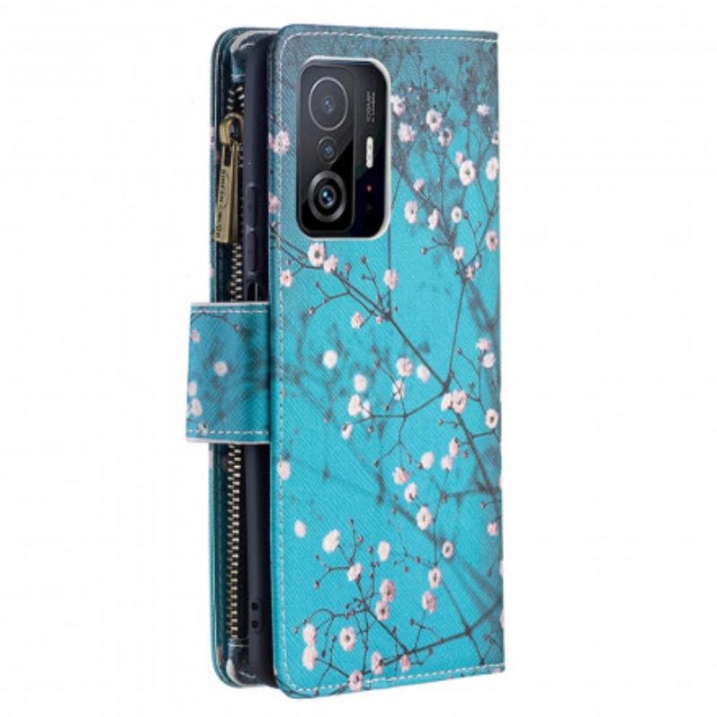 Housse Xiaomi 11T / 11T Pro Poche Zippée Arbre