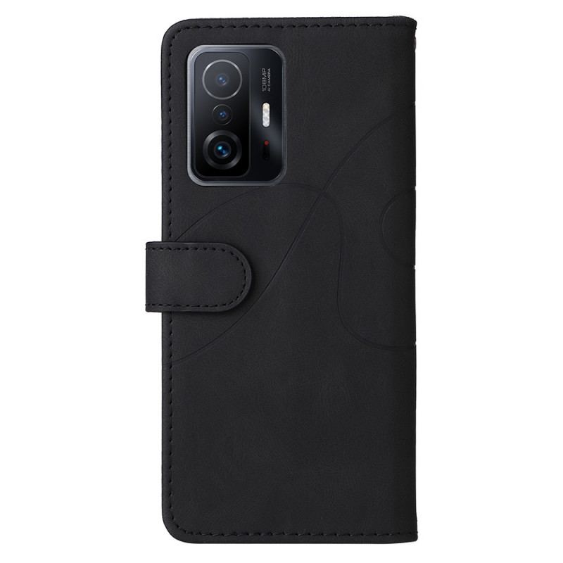 Housse Xiaomi 11T / 11T Pro Simili Cuir Bicolore Signature