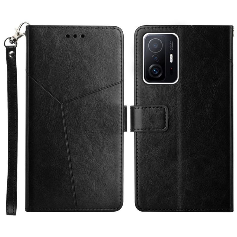 Housse Xiaomi 11T / 11T Pro Style Cuir Géo Y Design