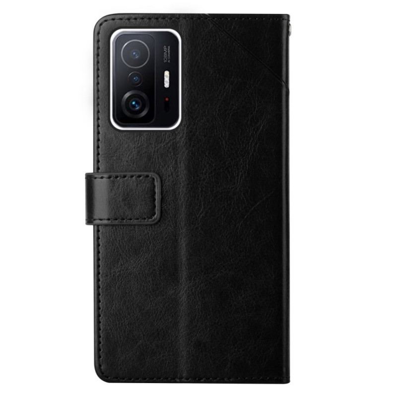 Housse Xiaomi 11T / 11T Pro Style Cuir Géo Y Design