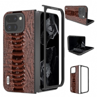 Coque Google Pixel 9 Pro Fold Texture Crocodile ABEEL