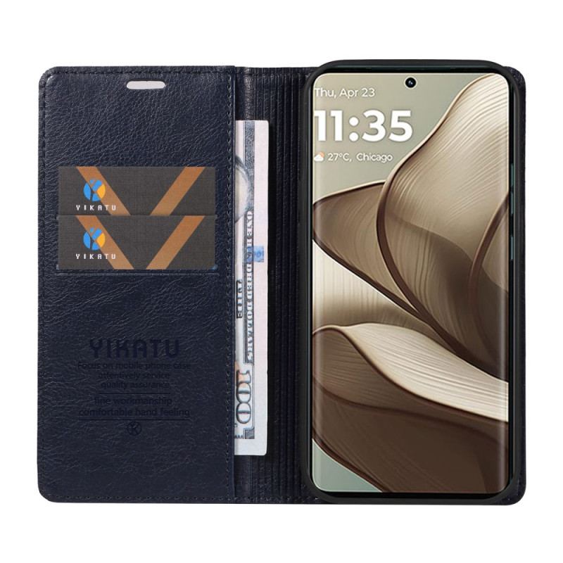 Flip Cover Motorola Edge 50 Vintage YIKATU