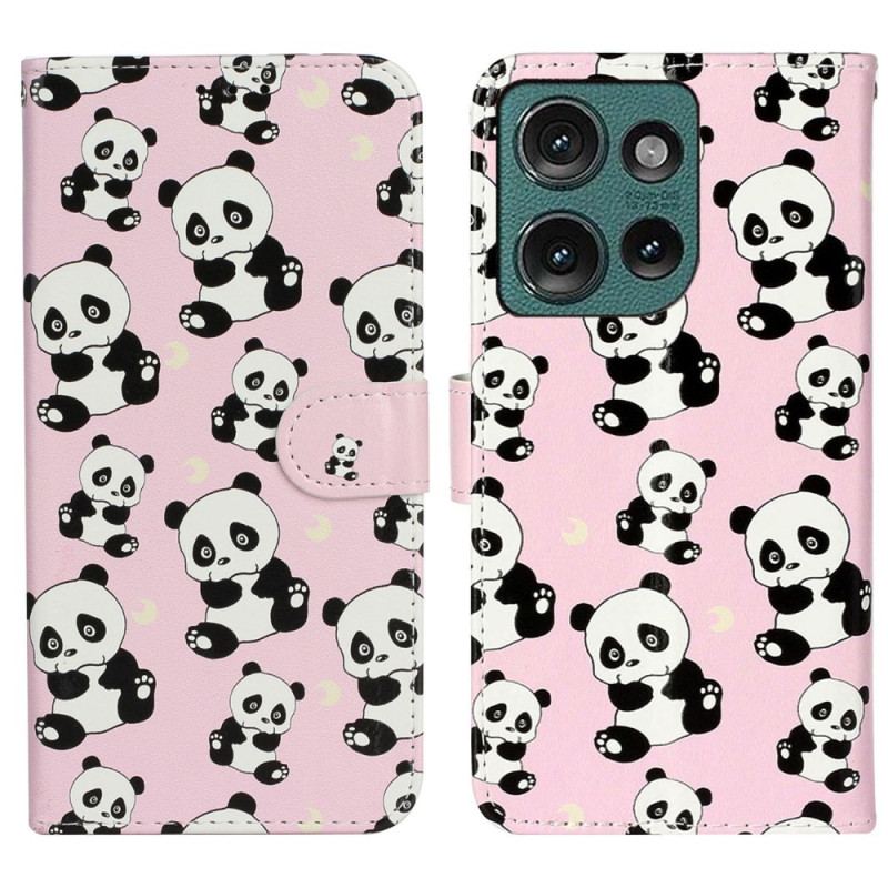 Housse Motorola Edge 50 Pandas Premium